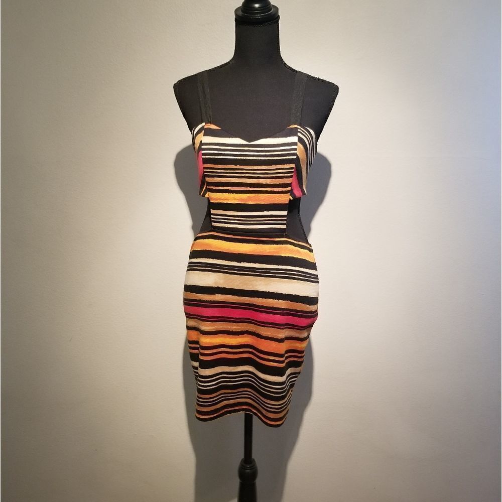 SEXY CLUB MINI DRESS UPTOWN USA SMALL/MEDIUM b19